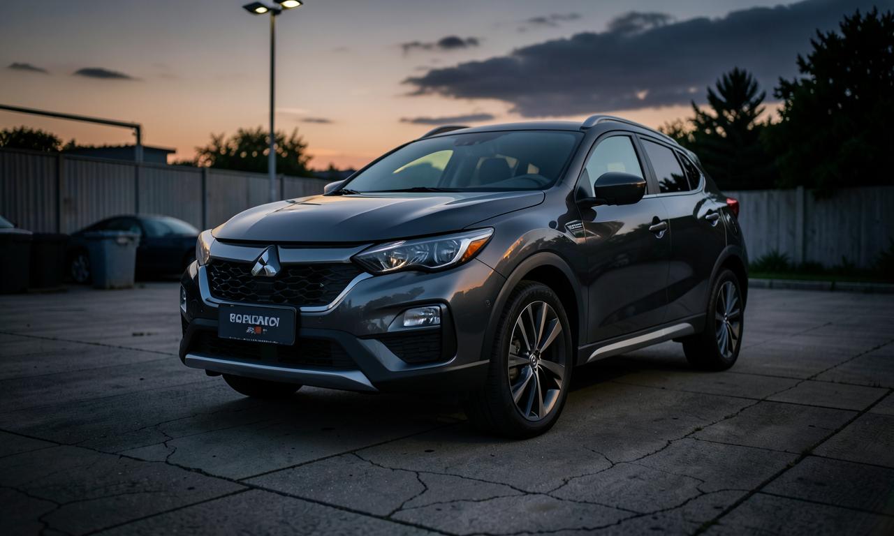 Grey Mitsubishi Eclipse Cross crossover