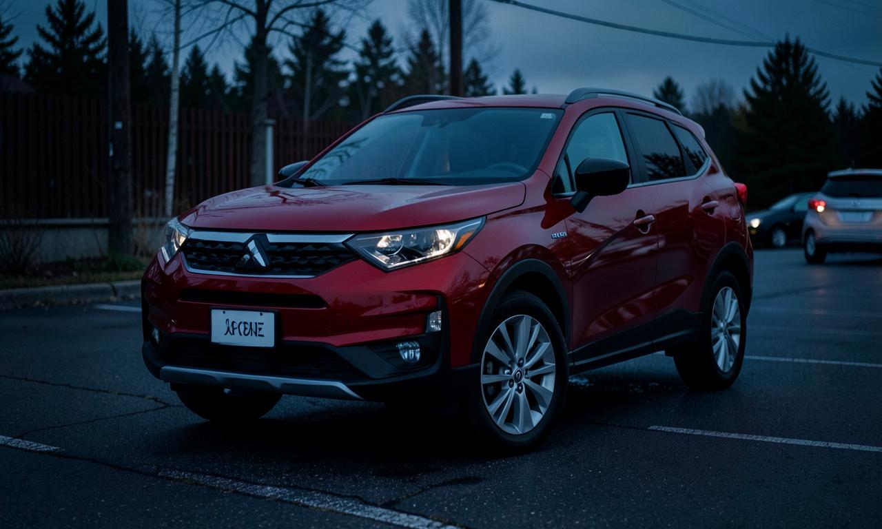 Red Mitsubishi RVR compact crossover